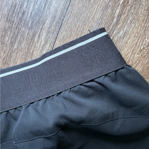 Greys Anatomy Black Scrub Pants Lightweight Size Medium Tall - Picture 2 of 8